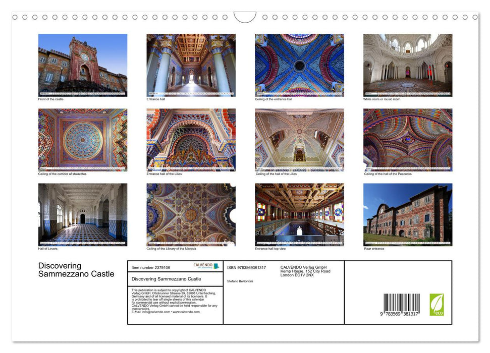 Discovering Sammezzano Castle (CALVENDO Monthly Calendar 2027)