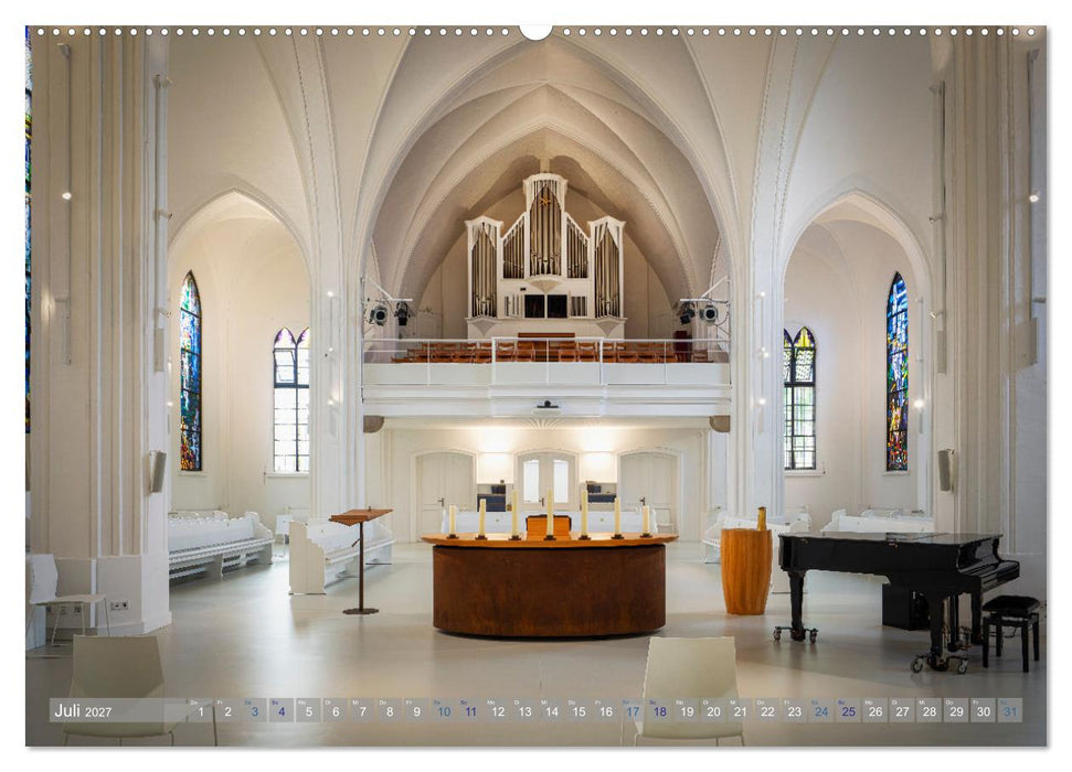 Bremer Kirchen von Innen (CALVENDO Premium Wandkalender 2027)