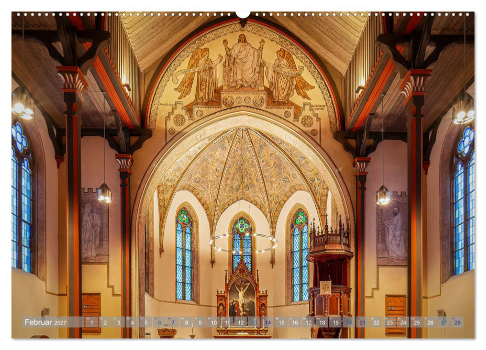 Bremer Kirchen von Innen (CALVENDO Wandkalender 2027)