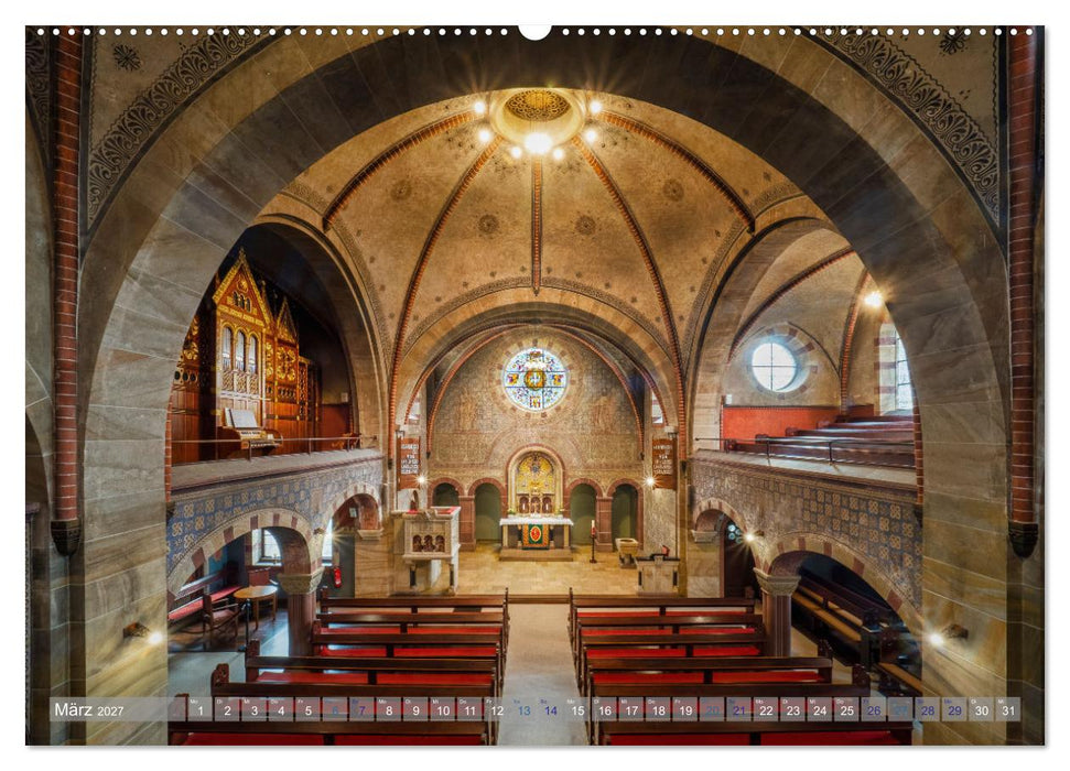 Bremer Kirchen von Innen (CALVENDO Wandkalender 2027)