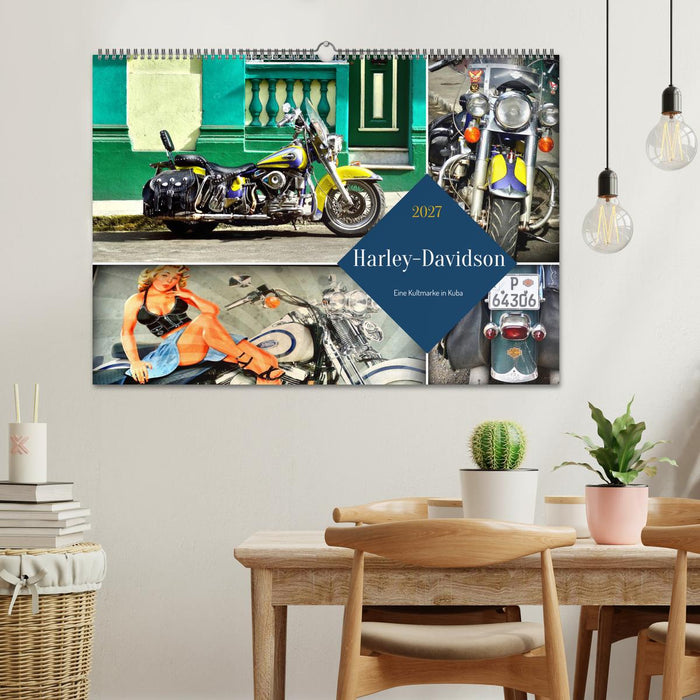Harley-Davidson - Eine Kultmarke in Kuba (CALVENDO Wandkalender 2027)