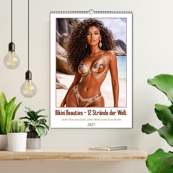 Bikini Beauties – 12 Strände der Welt (CALVENDO Wandkalender 2027)