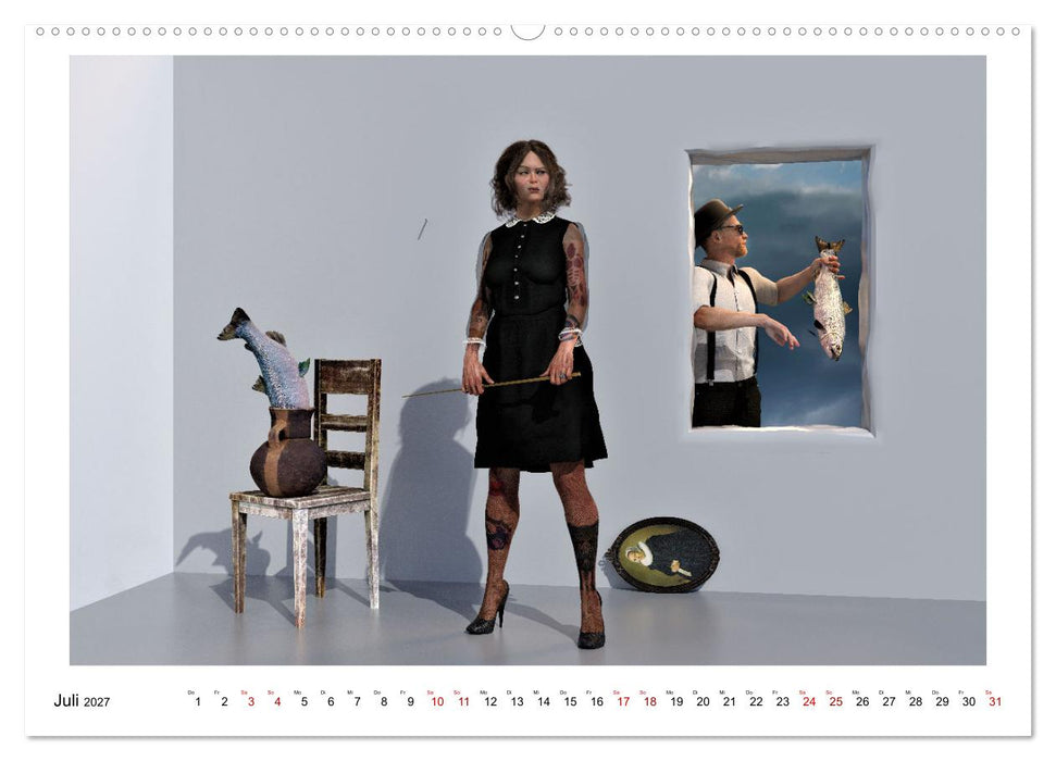 Im Traum gesehen (CALVENDO Premium Wandkalender 2027)