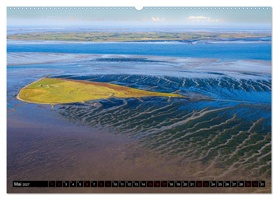 Das Wattenmeer aus der Vogelperspektive (CALVENDO Wandkalender 2027)