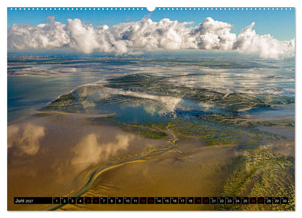 Das Wattenmeer aus der Vogelperspektive (CALVENDO Wandkalender 2027)