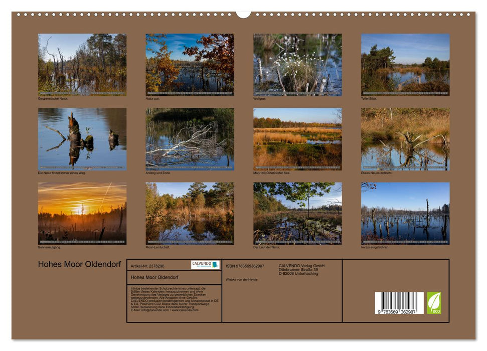 Hohes Moor Oldendorf (CALVENDO Premium Wandkalender 2027)