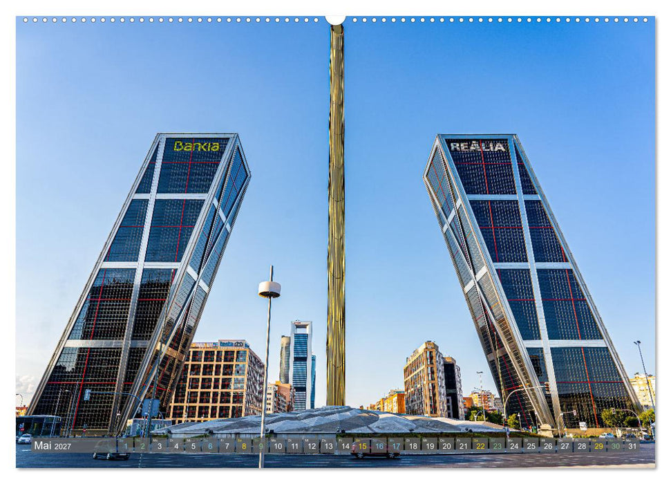 MADRID MONUMENTAL - Atemberaubende Architektur und kunstvolle Fassaden (CALVENDO Wandkalender 2027)