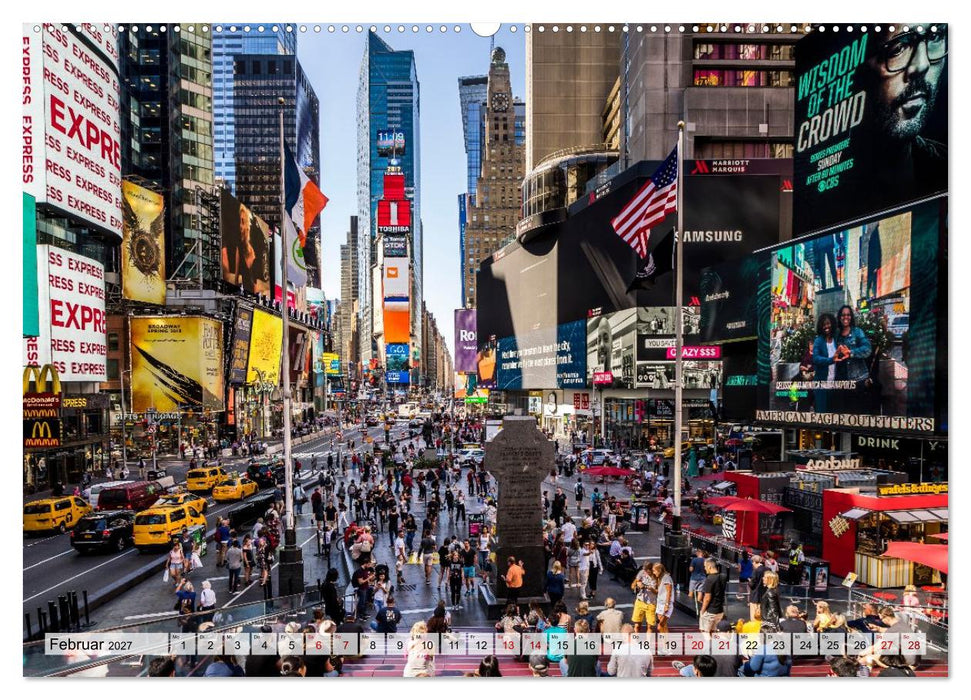 Big Apple Manhattan (CALVENDO Premium Wandkalender 2027)