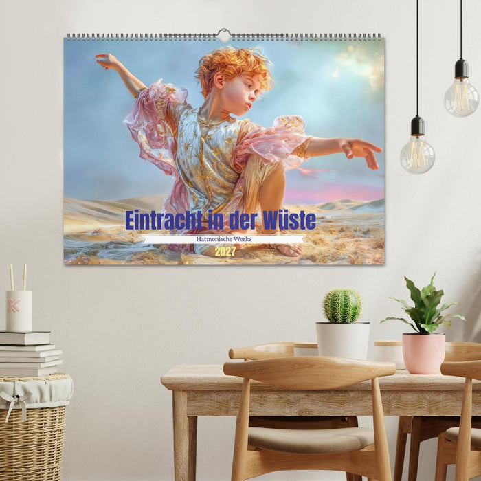 Eintracht in der Wüste - Harmonische Werke (CALVENDO Wandkalender 2027)