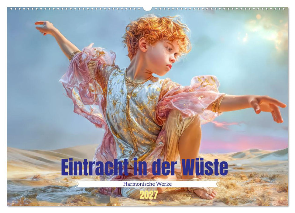Eintracht in der Wüste - Harmonische Werke (CALVENDO Wandkalender 2027)