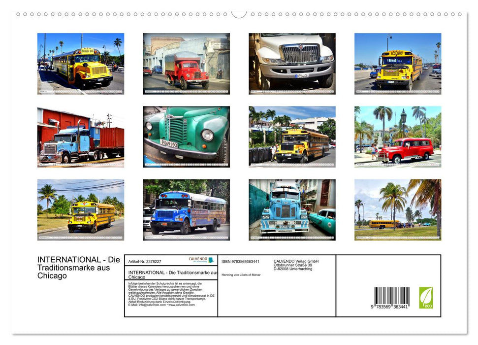 INTERNATIONAL - Die Traditionsmarke aus Chicago (CALVENDO Premium Wandkalender 2027)