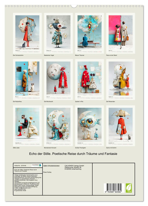 Echo der Stille. Poetische Reise durch Träume und Fantasie (CALVENDO Premium Wandkalender 2027)