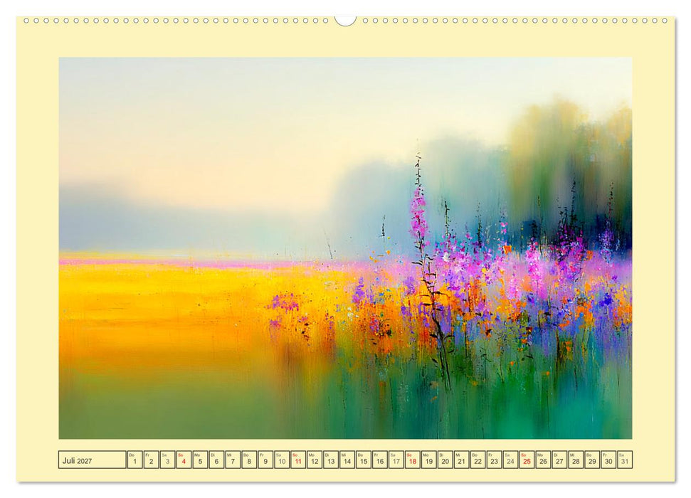 Finnlands Stille. Eine Aquarell-Reise durch den Norden (CALVENDO Premium Wandkalender 2027)