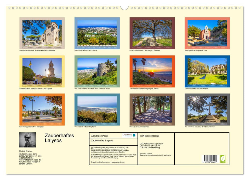 Zauberhaftes Lalysos (CALVENDO Wandkalender 2027)