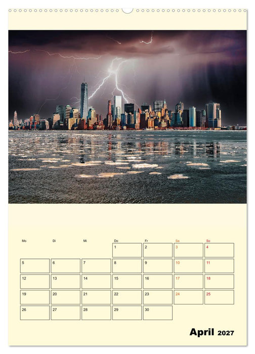 Metropolen im Gewitter (CALVENDO Premium Wandkalender 2027)