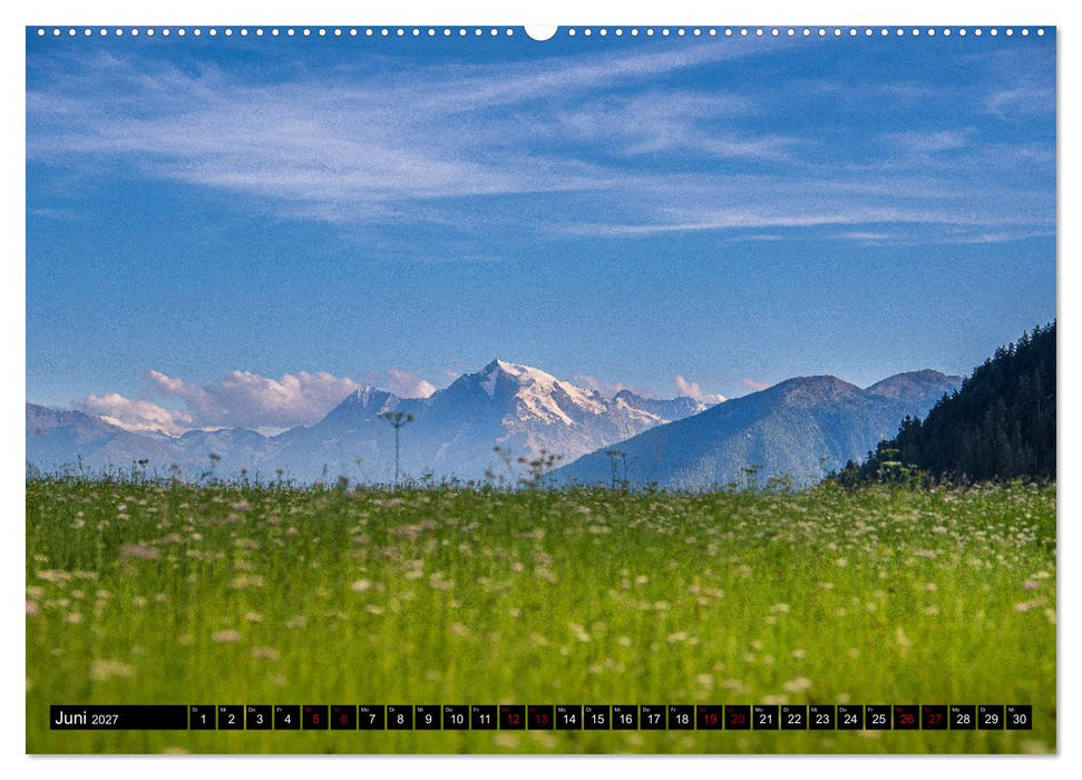 Vinschgau & Ortleralpen (CALVENDO Premium Wandkalender 2027)