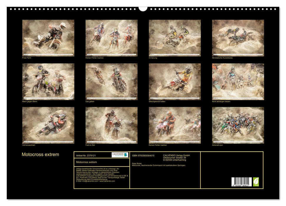 Motocross extrem (CALVENDO Wandkalender 2027)