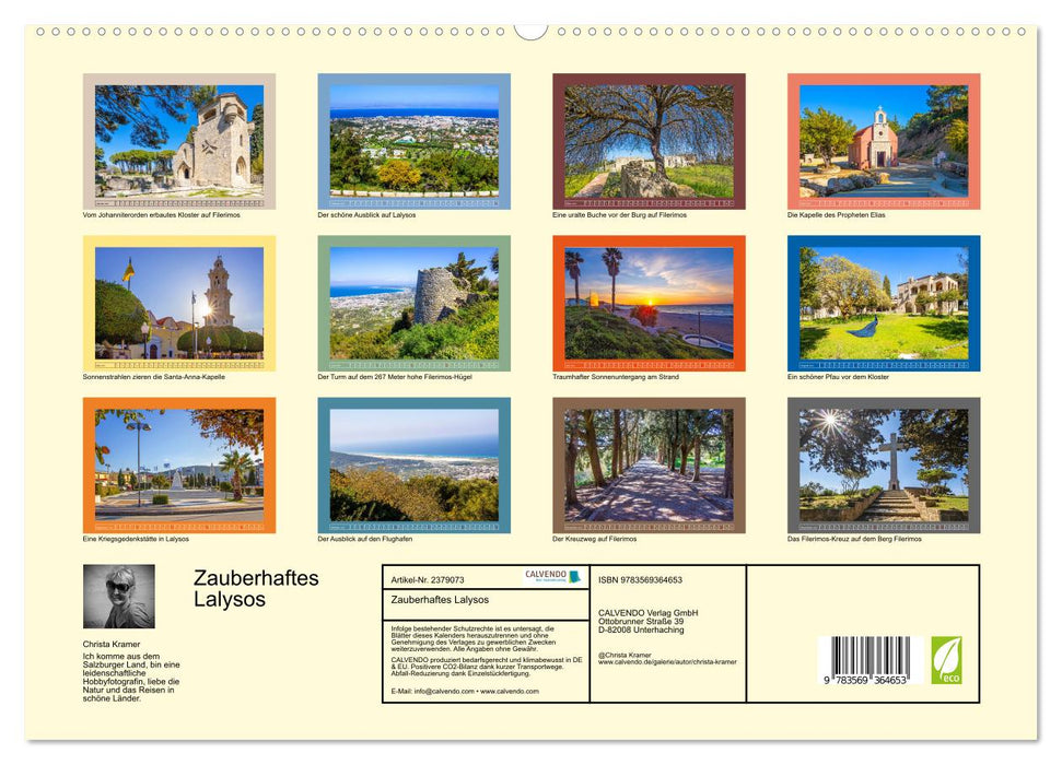 Zauberhaftes Lalysos (CALVENDO Premium Wandkalender 2027)