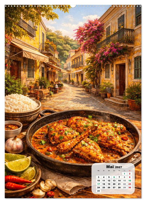 Macau - Eine Schlemmerreise zwischen zwei Welten (CALVENDO Premium Wandkalender 2027)