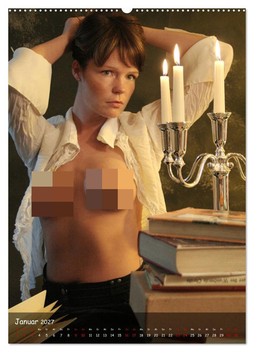 Kerzennackt (CALVENDO Wandkalender 2027)