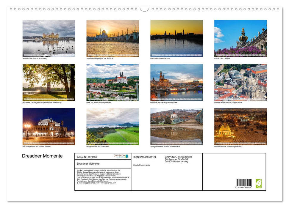 Dresdner Momente (CALVENDO Wandkalender 2027)