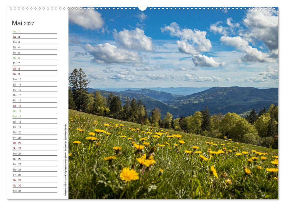 Naturvielfalt Wiesental (CALVENDO Wandkalender 2027)