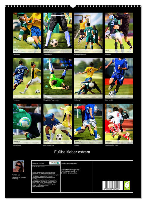 Fußballfieber extrem (CALVENDO Premium Wandkalender 2027)