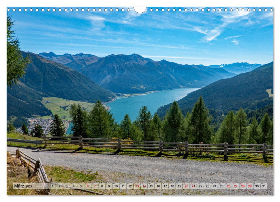 Der Reschensee - ein Panormanen-Abenteuer (CALVENDO Wandkalender 2027)