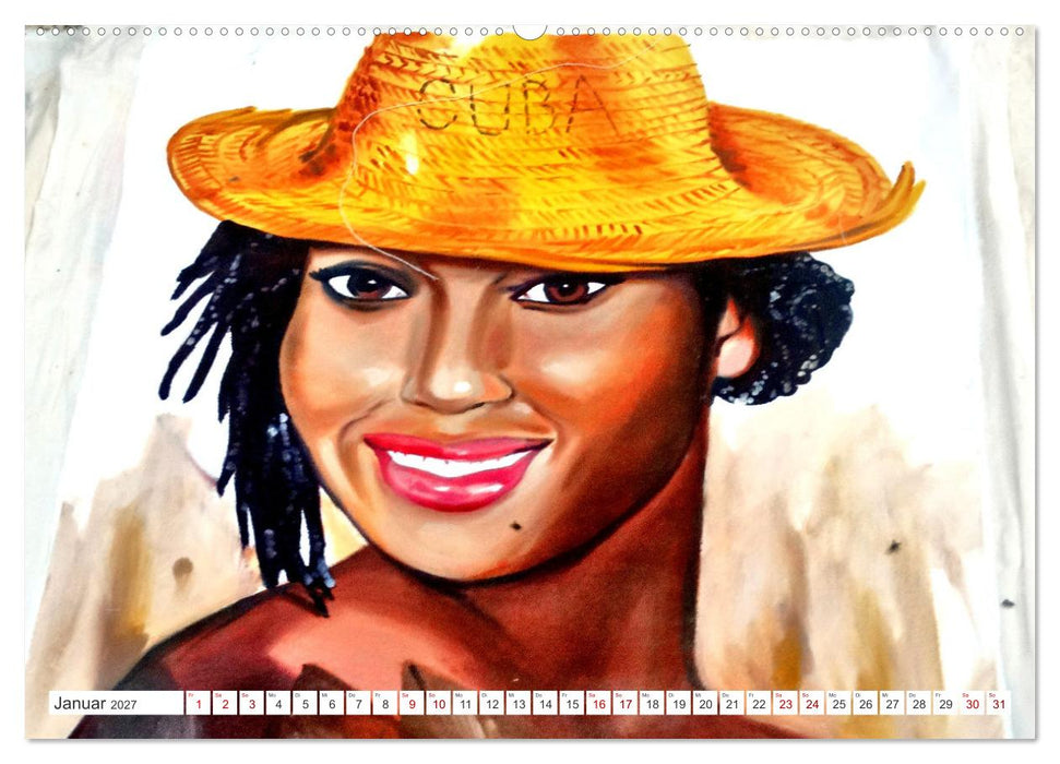 Faces of Cuba - Gesichter Kubas (CALVENDO Wandkalender 2027)