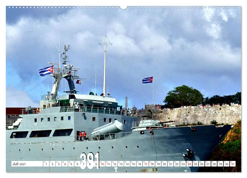 Kubas Kriegsmarine (CALVENDO Premium Wandkalender 2027)