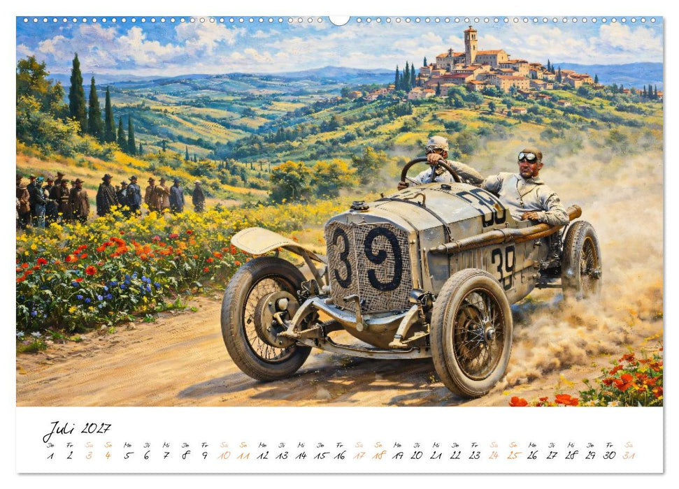 Targa Florio Souvenirs1906 bis 1930 (CALVENDO Premium Wandkalender 2027)