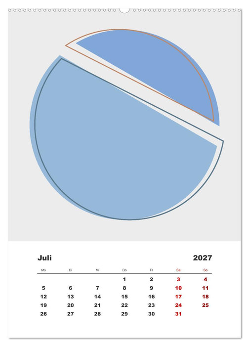 GeoArt - geometrische Formen (CALVENDO Premium Wandkalender 2027)