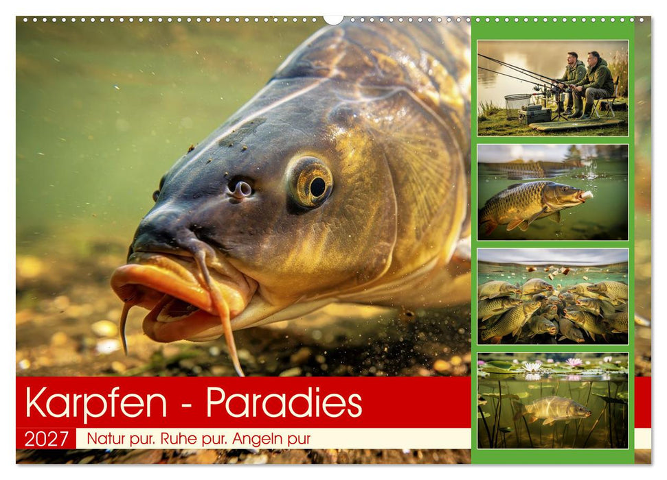 Karpfen - Paradies (CALVENDO Wandkalender 2027)