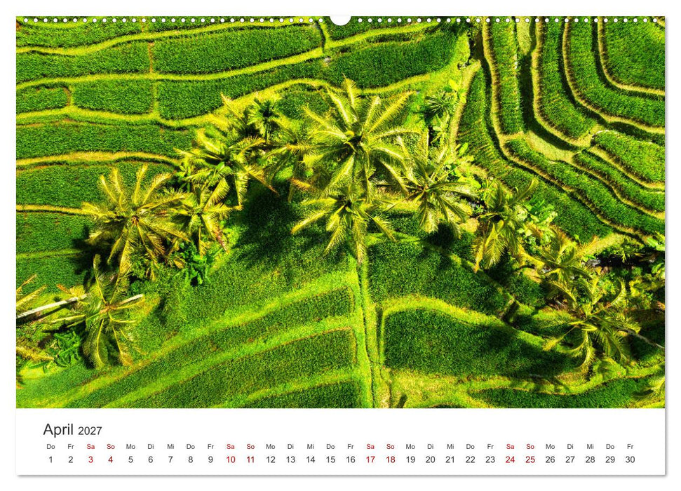 Indonesien Luftaufnahmen (CALVENDO Wandkalender 2027)