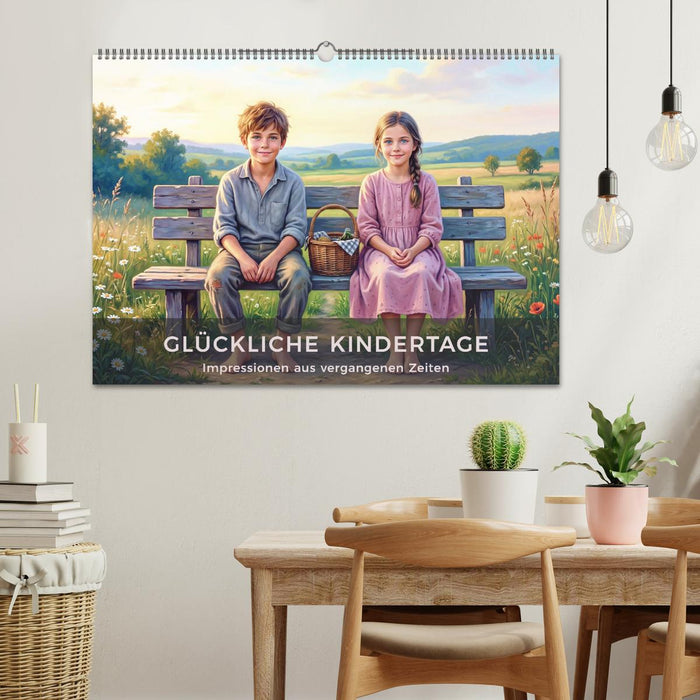 Glückliche Kindertage - Impressionen aus vergangen Zeiten (CALVENDO Wandkalender 2027)