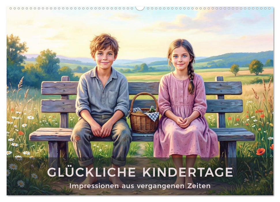 Glückliche Kindertage - Impressionen aus vergangen Zeiten (CALVENDO Wandkalender 2027)