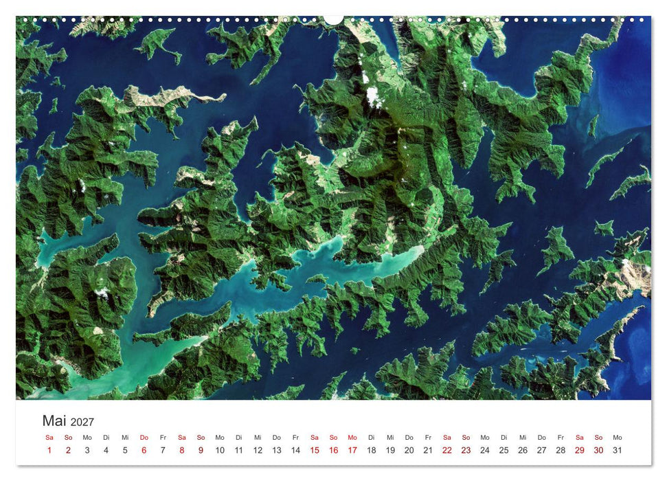 Die Erde aus dem All (CALVENDO Premium Wandkalender 2027)