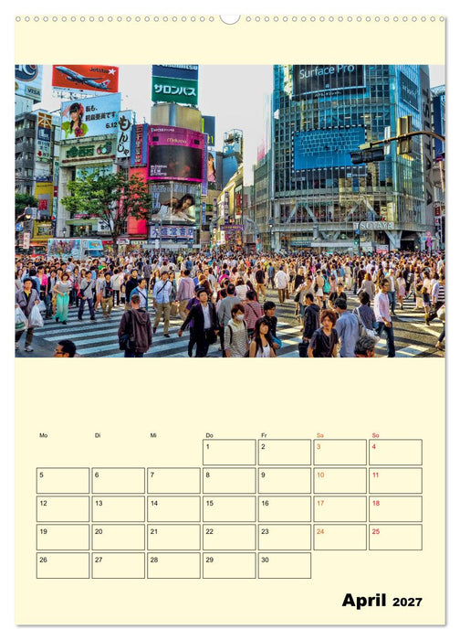 Japan - Hightech und viel Tradition (CALVENDO Wandkalender 2027)