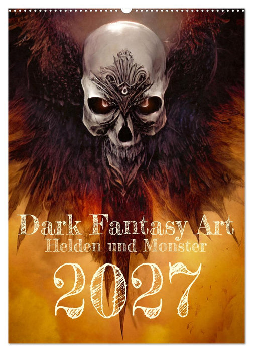 Dark Fantasy Art - Helden und Monster (CALVENDO Wandkalender 2027)