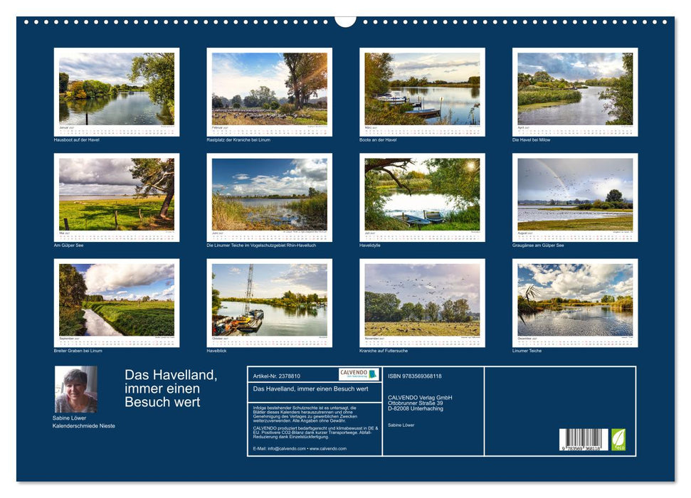 Das Havelland, immer einen Besuch wert (CALVENDO Wandkalender 2027)
