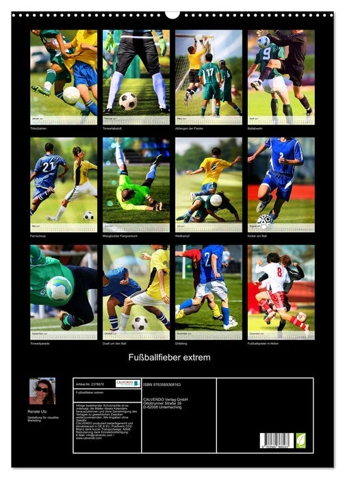 Fußballfieber extrem (CALVENDO Wandkalender 2027)