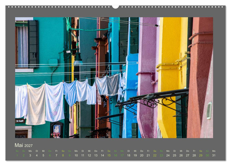 Das Jahr ist bunt. Farbe, Freude und Glück für das ganze Jahr. (CALVENDO Premium Wandkalender 2027)
