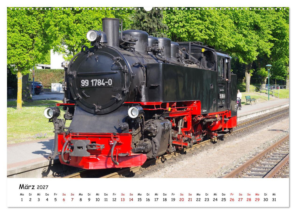 Rügens "rasender Roland" (CALVENDO Premium Wandkalender 2027)