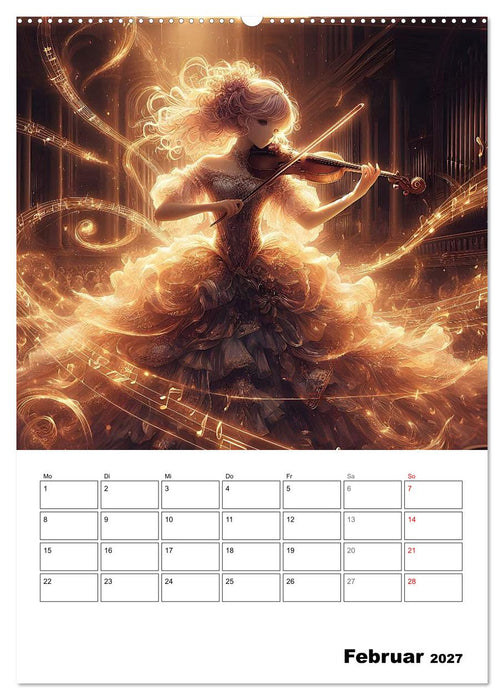 Seelen der Musik (CALVENDO Premium Wandkalender 2027)
