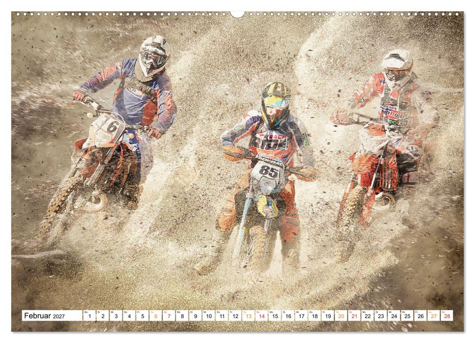 Motocross extrem (CALVENDO Premium Wandkalender 2027)