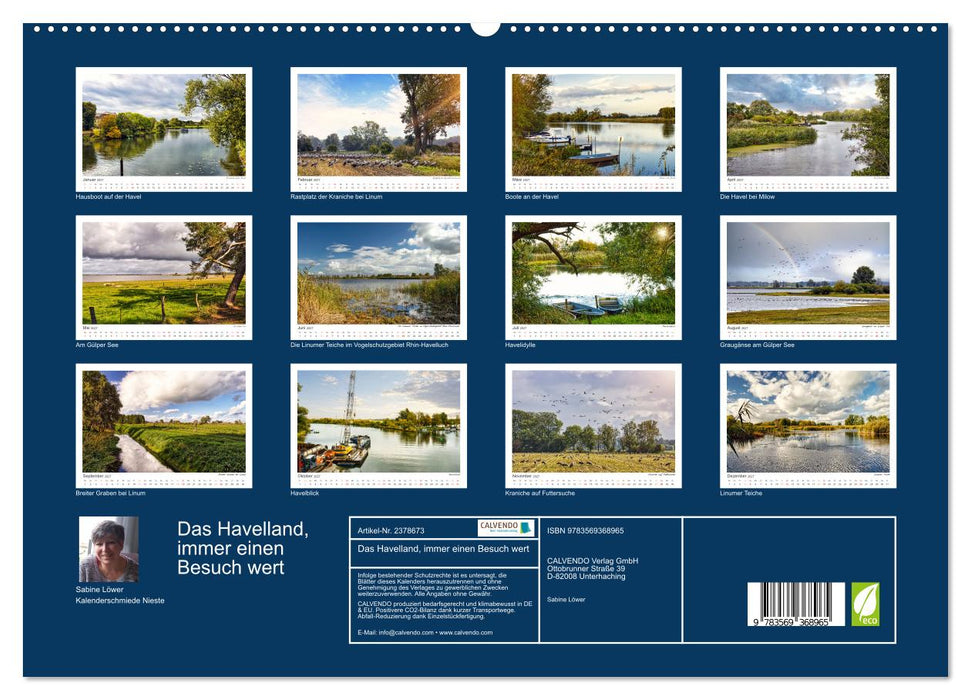 Das Havelland, immer einen Besuch wert (CALVENDO Premium Wandkalender 2027)