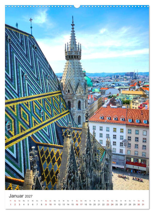 Ach du schönes Wien (CALVENDO Premium Wandkalender 2027)