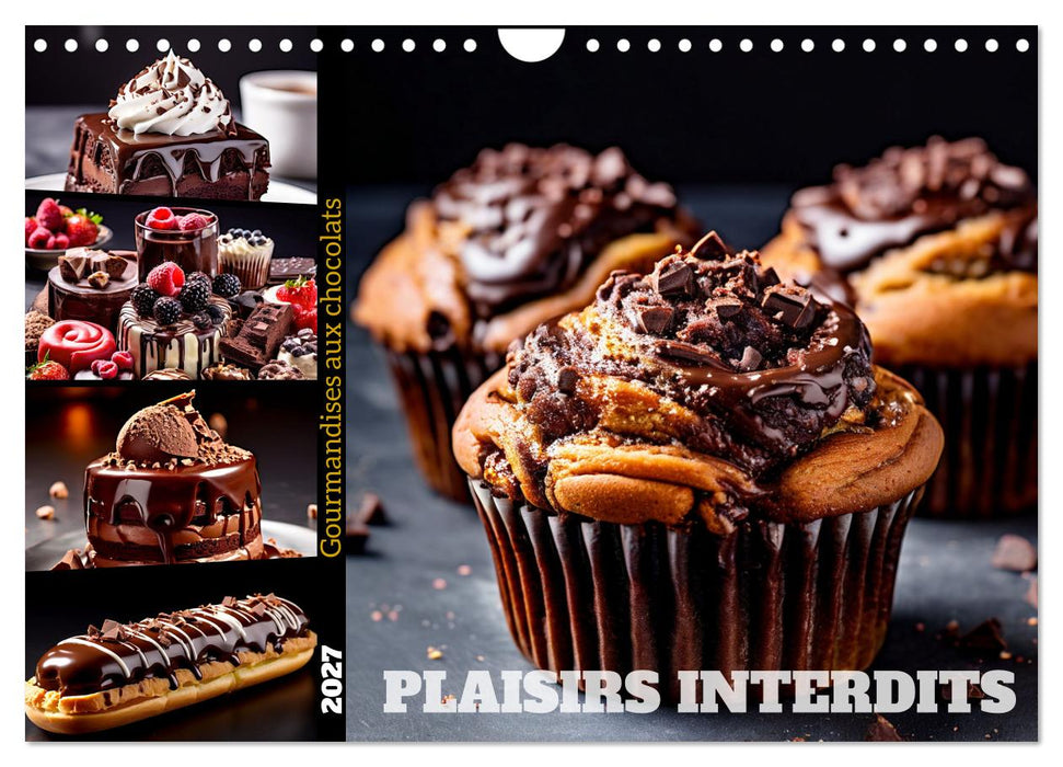 Plaisirs interdits (CALVENDO Calendrier mensuel 2027)