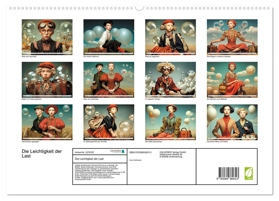 Die Leichtigkeit der Last (CALVENDO Premium Wandkalender 2027)
