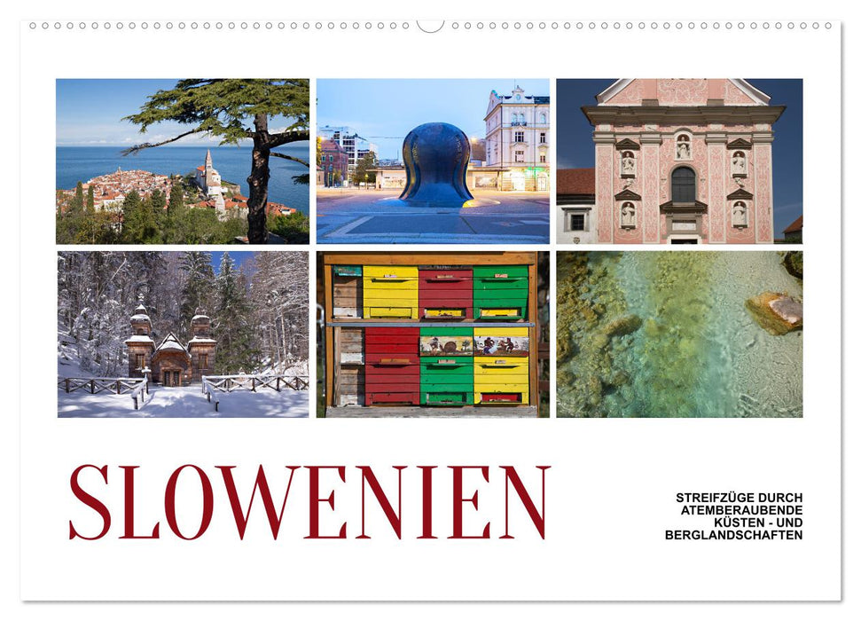 Slowenien - Streifzüge durch atemberaubende Küsten- und Berglandschaften (CALVENDO Wandkalender 2027)